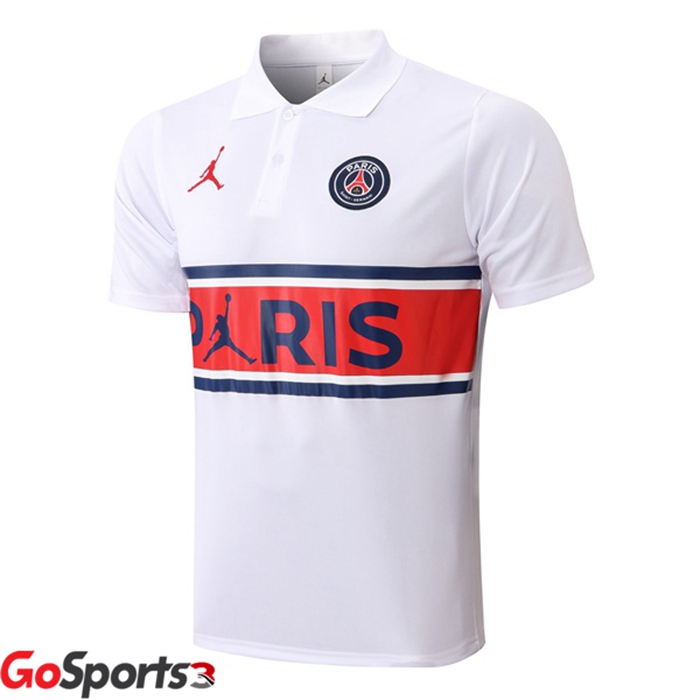 パリ サンジェルマン ホワイト ポロシャツ 2021/2022