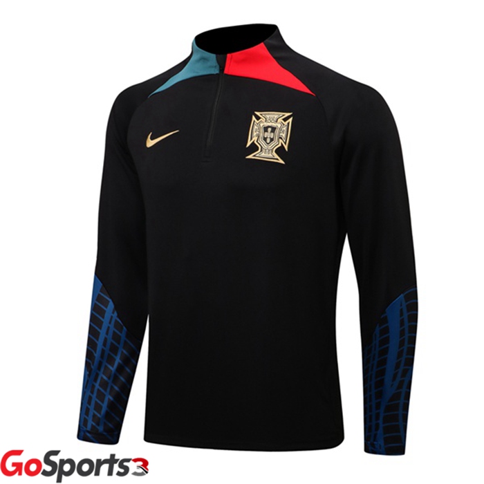 ポルトガル代表 ブラック トレーニングシャツ 2022/2023
