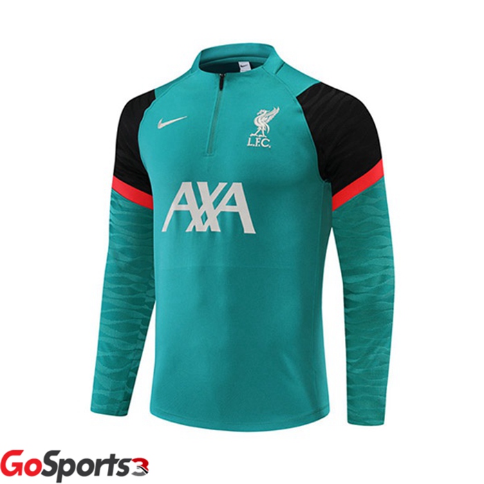 リパプール グリーン ブラック トレーニングシャツ 2022/2023