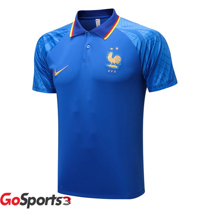 フランス代表 ポロシャツ ブルー 2022/2023