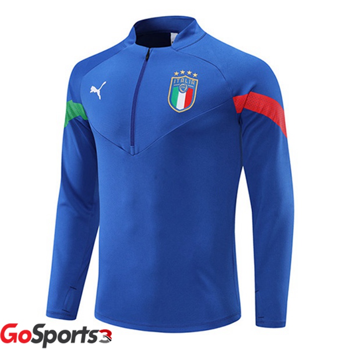 イタリア代表 トレーニングシャツ ブルー 2022-2023