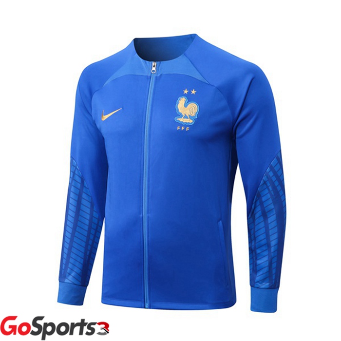 フランス代表 トレーニングジャケット ブルー 2022-2023