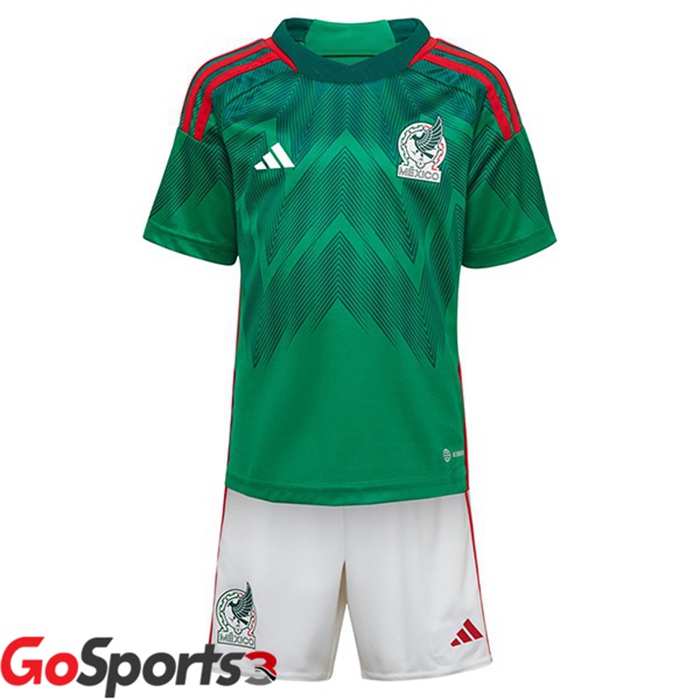 メキシコ代表 キッズ ユニフォーム ホーム グリーン サッカーワールドカップ2022