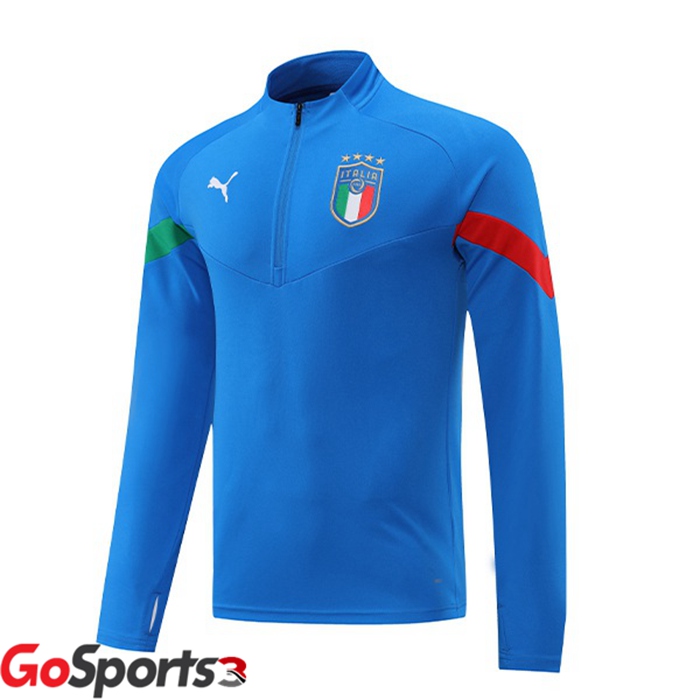 イタリア代表 トレーニングシャツ ブルー 2022/2023