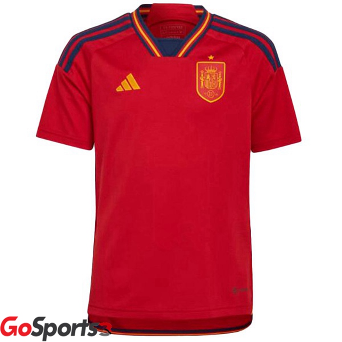 スペイン代表 ユニフォーム ホーム レッド サッカーワールドカップ2022