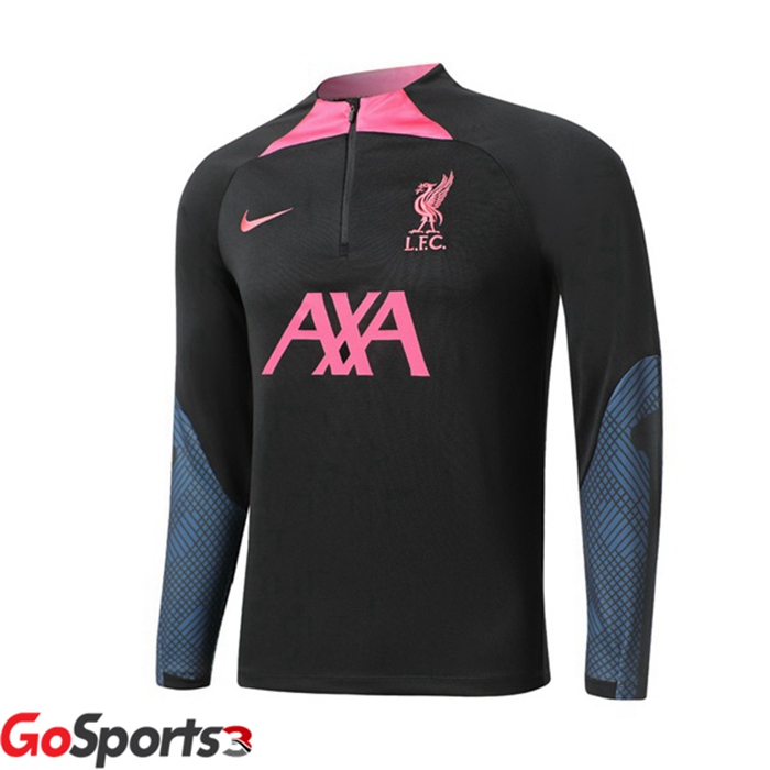 リパプール トレーニングシャツ ブラック 2022-2023