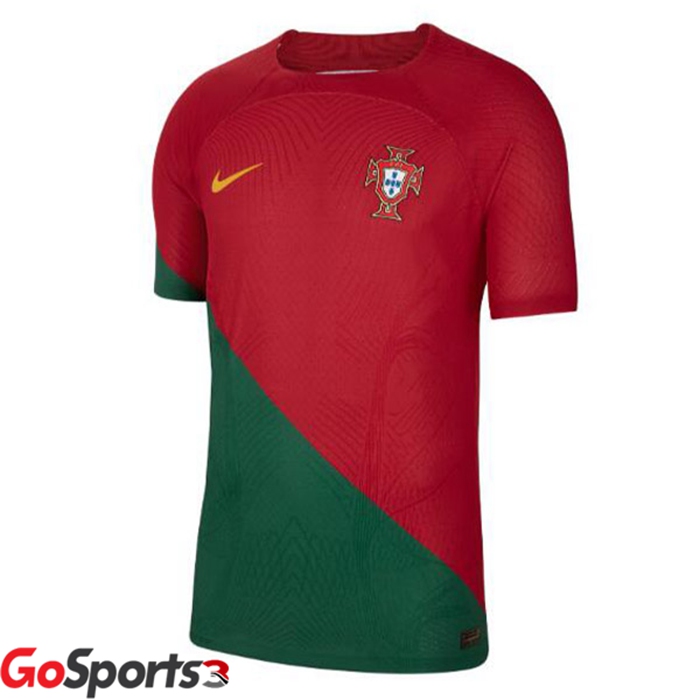 ポルトガル代表 ユニフォーム ホーム レッド グリーン 2022-2023