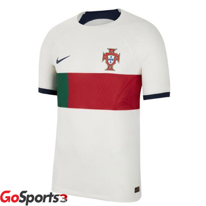 ポルトガル代表 ユニフォーム アウェイ ホワイト レッド サッカーワールドカップ2022