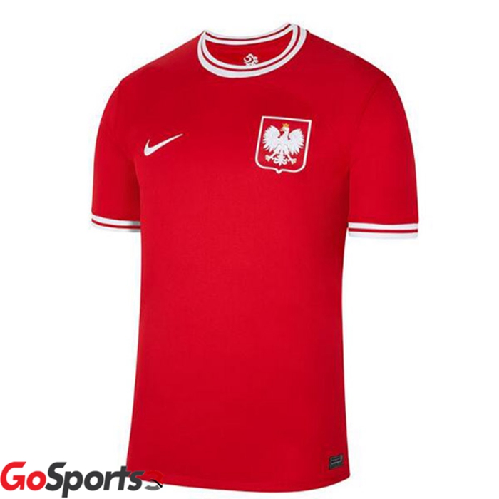ポーランド代表 ユニフォーム アウェイ レッド サッカーワールドカップ2022