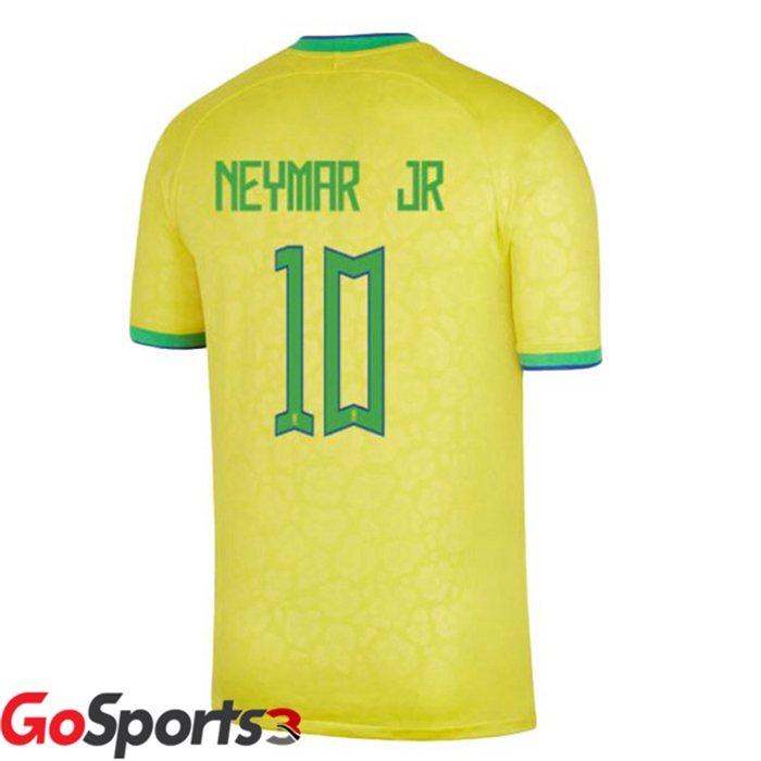 ブラジル代表 ユニフォーム ホーム イエロー サッカーワールドカップ2022ネイマールJR#10