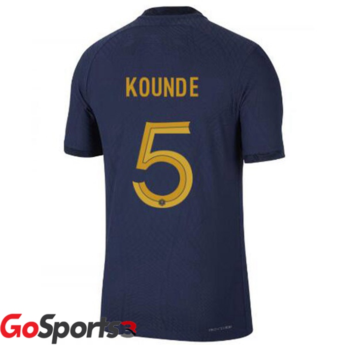 フランス代表 ユニフォーム ホーム ブルーロイヤル サッカーワールドカップ2022KOUNDe#5