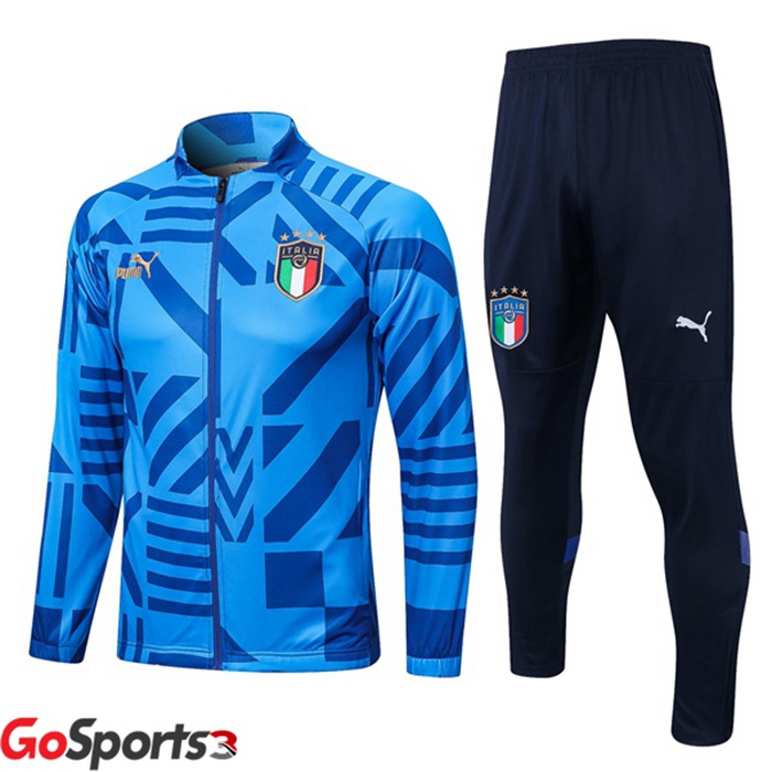 イタリア代表 トレーニングジャケット ブルー 2022/2023
