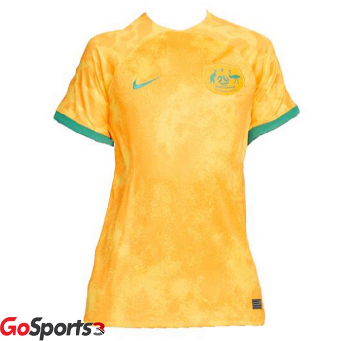 オーストラリア 女子 ユニフォーム ホーム イエロー サッカーワールドカップ2022