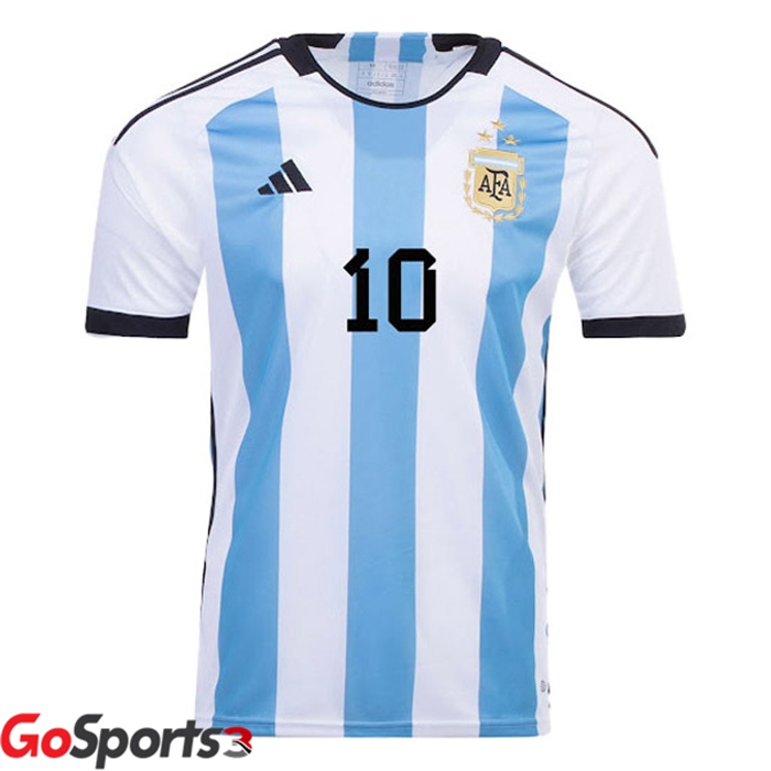 アルゼンチン代表 3つ星 ホーム サッカーワールドカップ2022メッシ#10