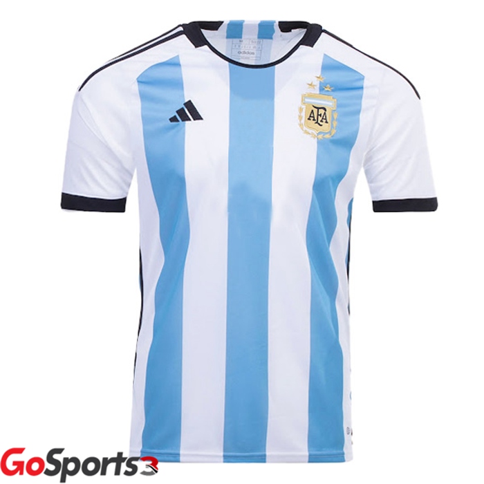 アルゼンチン代表 3つ星 ユニフォーム ホーム ブルー ホワイト 2022/2023メッシ#10