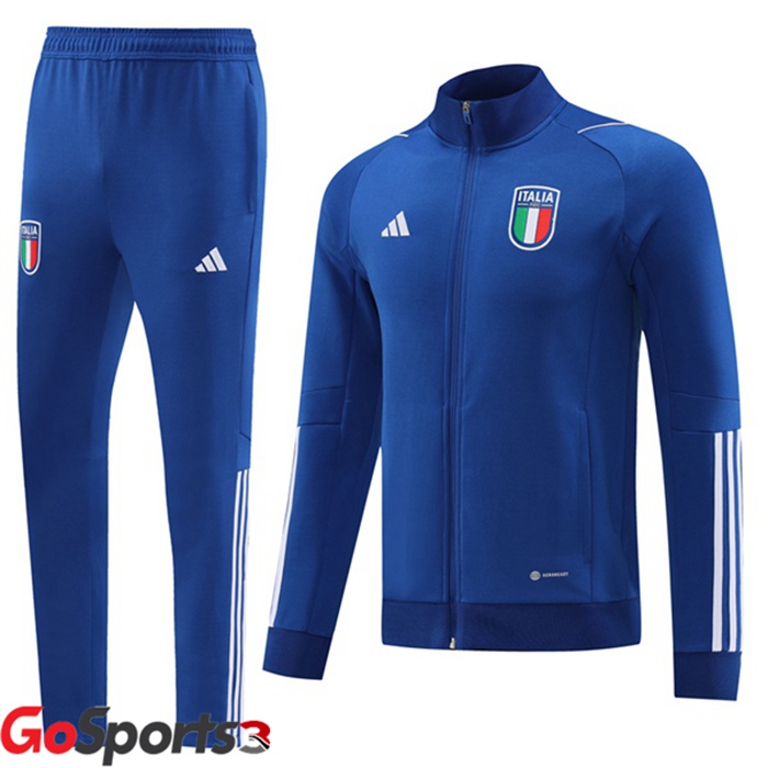 イタリア代表 トレーニングジャケットセット ロイヤルブルー 2023/2024