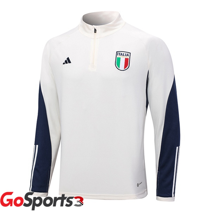 イタリア代表 トレーニングシャツ ホワイト 2023/2024