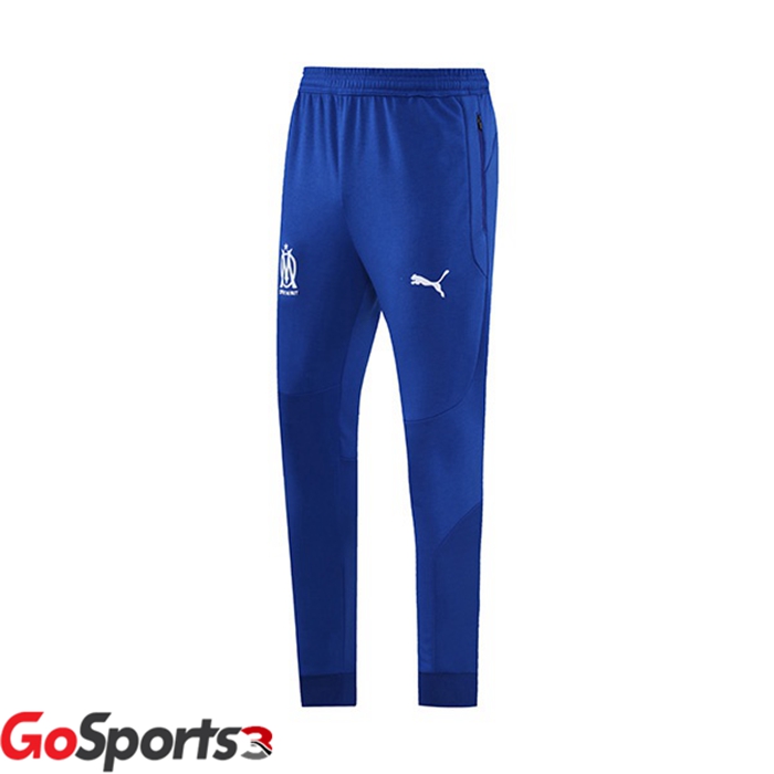 オリンピックマルセイユトレーニング パンツ ブルー 2021-2022
