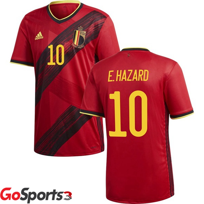 ベルギー代表 E.ハザード ユニフォーム UEFA欧州選手権 ホーム # 10