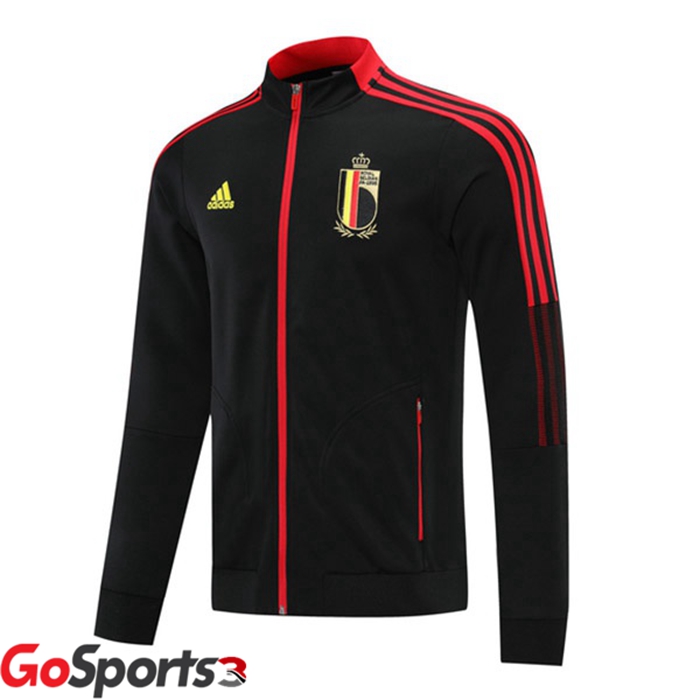 ベルギー トレーニングジャケット ブラック 2021/2022