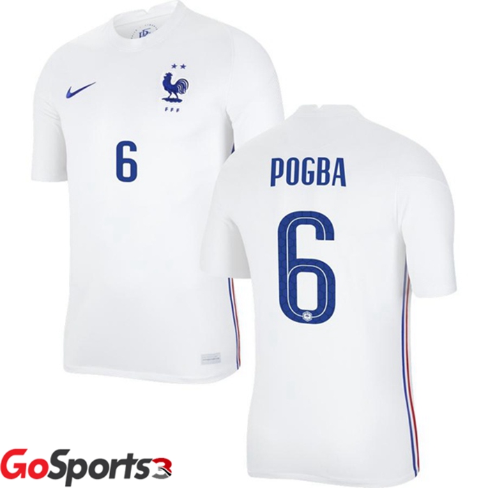 フランス代表 ポグバ ユニフォーム UEFA欧州選手権 アウェイ # 6