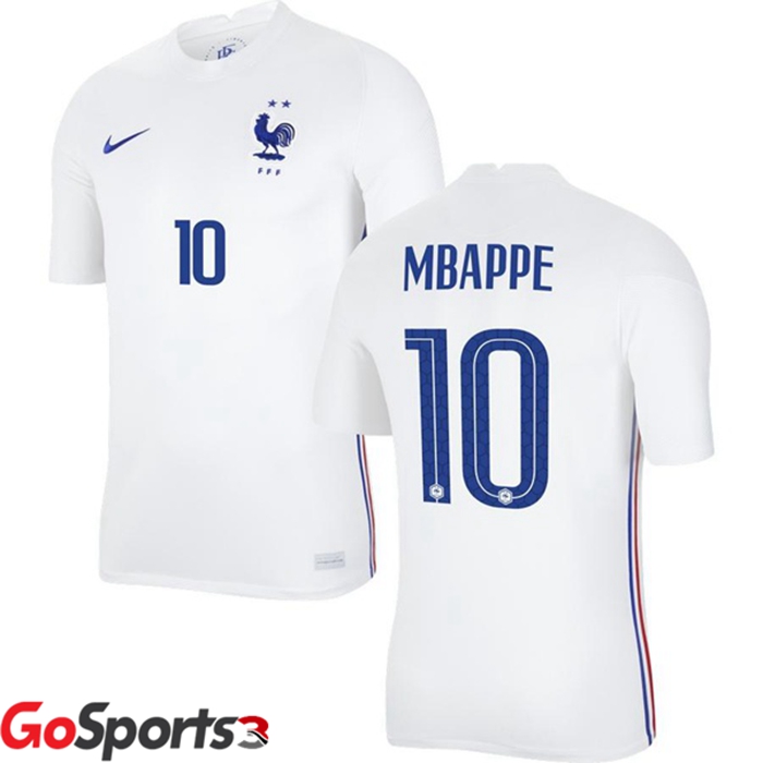 フランス代表 ムバッペ ユニフォーム UEFA欧州選手権 アウェイ # 10
