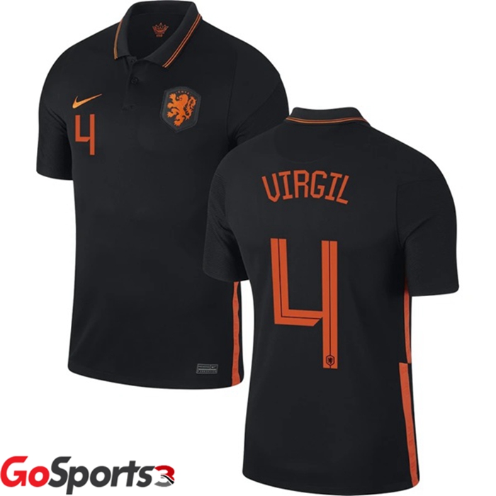 オランダ代表 ウェルギリウス ユニフォーム UEFA欧州選手権 アウェイ # 4