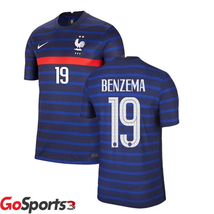 フランス代表 ベンゼマ ユニフォーム UEFA欧州選手権 ホーム # 19