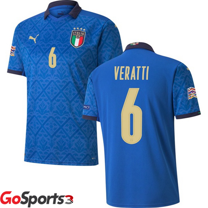 イタリア代表 ヴェッラッティ ユニフォーム UEFA欧州選手権 ホーム # 6
