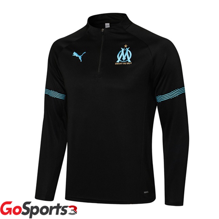 オリンピックマルセイユトレーニングシャツ ブラック 2021/2022