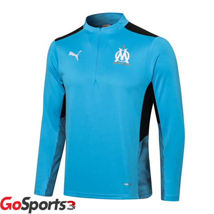 オリンピックマルセイユトレーニングシャツ ブルー 2021/2022