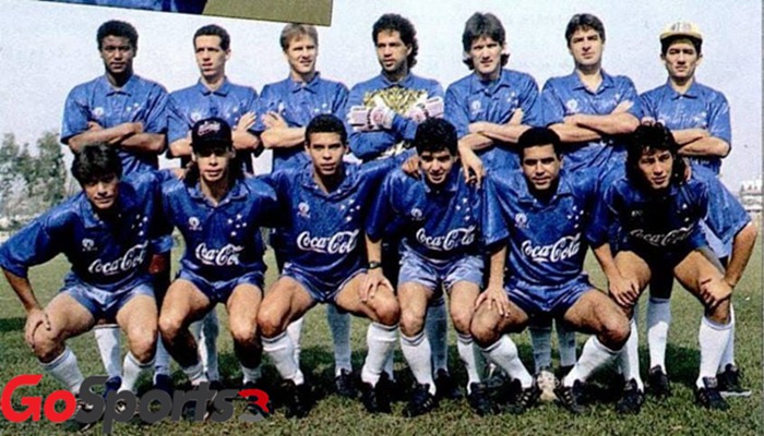 クルゼイロ EC ホームユニフォーム ヴィンテージ ブルー 1993-1994