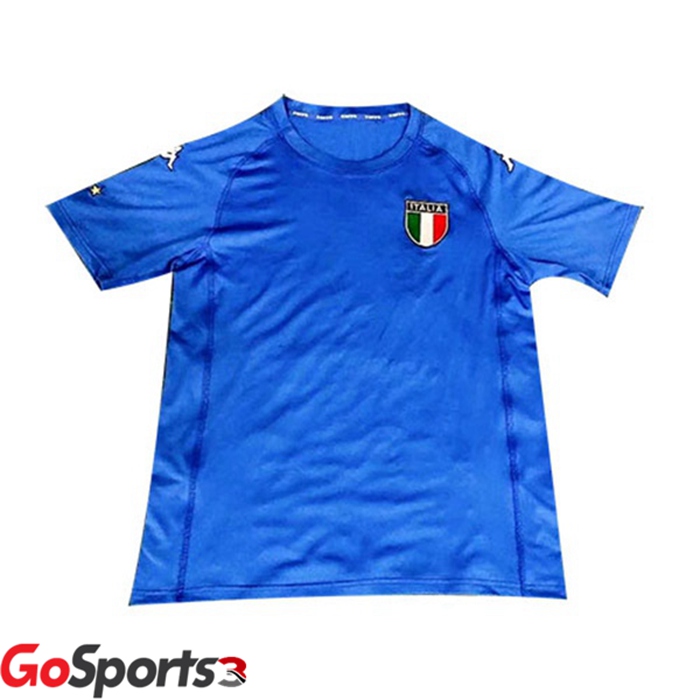ワールドカップ イタリア ホームユニフォーム ヴィンテージ ブルー 2002